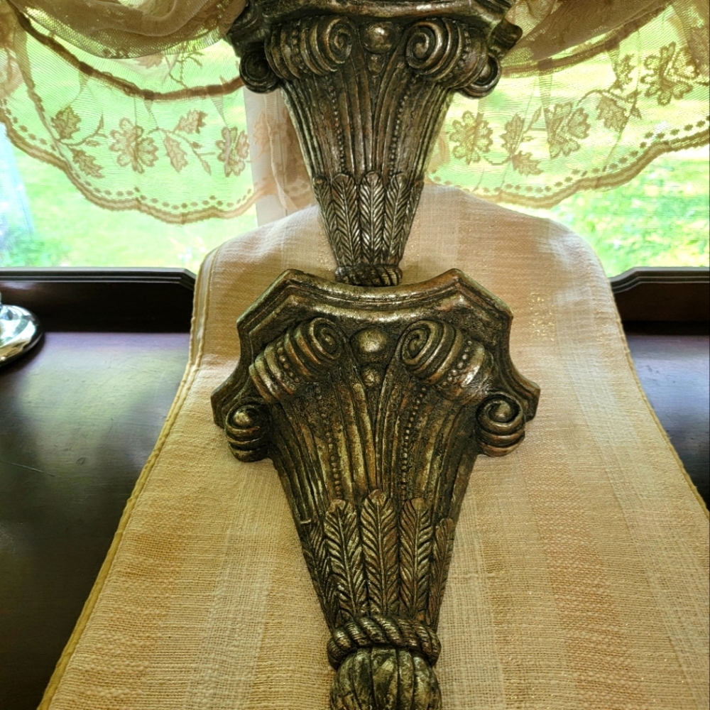 Silver wall sconces
